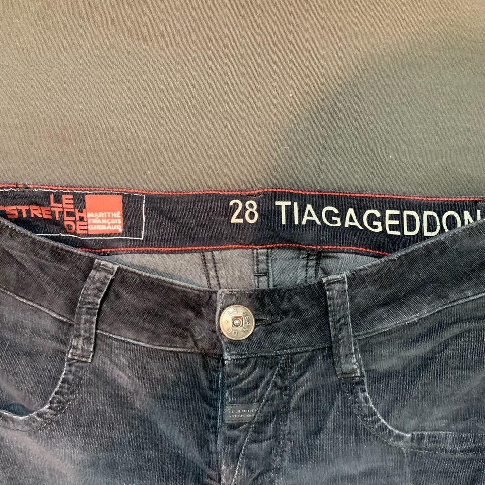 Marithe francois girbaud stretch courderoy jeans